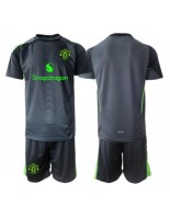 Manchester United Keeper Bortedraktsett Barn 2025-26 Korte ermer (+ bukser)